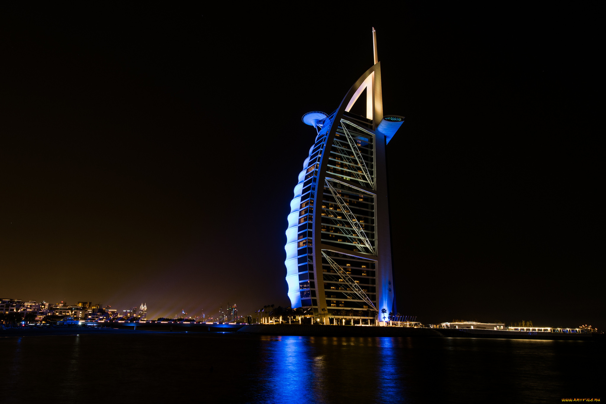 Dubai Night Burj al arab